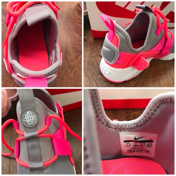 NWT Nike Air Huarache City Low Pink/Grey WMNS - Picture 6 of 8